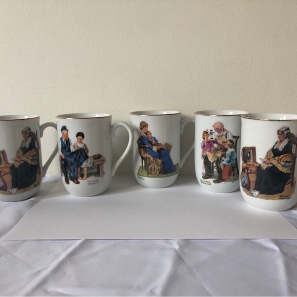 1982 The Norman Rockwell Museum Set of 5 - Picture 2 of 10